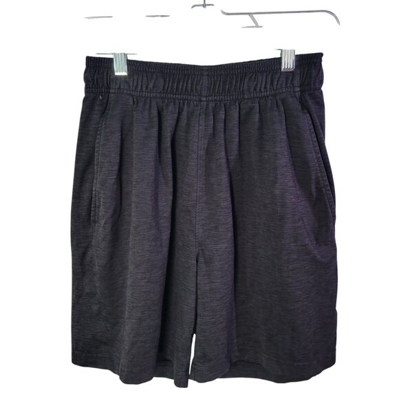 Gaiam Womens Size S Gray Solid Elastic Waist Casual Shorts - Picture 1 of 11